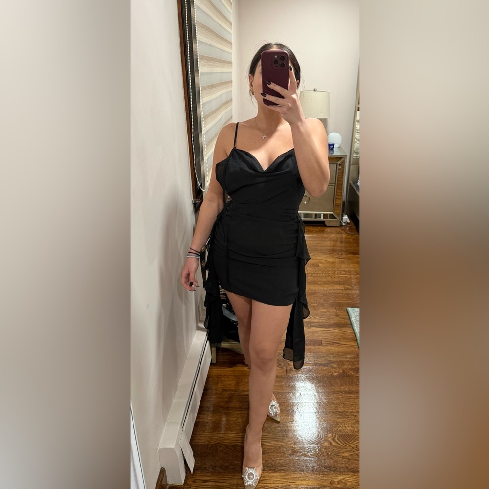 Mini black dress